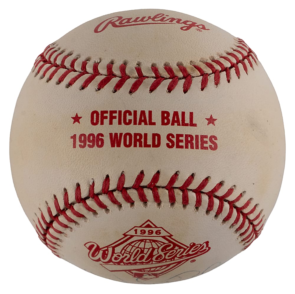 Derek Jeter Single-Signed 1996 Official World Series Baseball