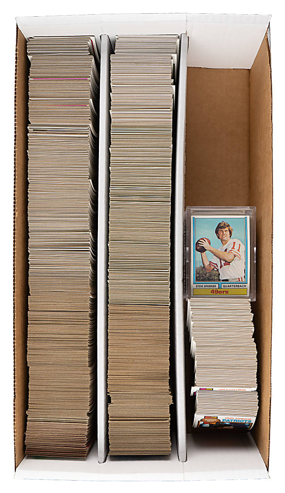 1973-1979 Topps Football Collection (2,225+) with Hall of Famers & Partial Sets Including Walter Payton Rookie - Loaded!