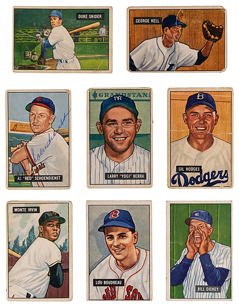 1951 Bowman Near Complete Set (274/324) with Several Hall of Famers
