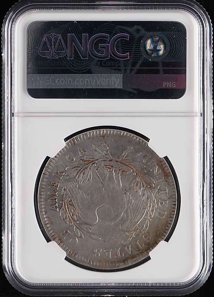 1795 U.S. Flowing Hair Silver Dollar "3 Leaves" Variety - NGC XF Details, Repaired