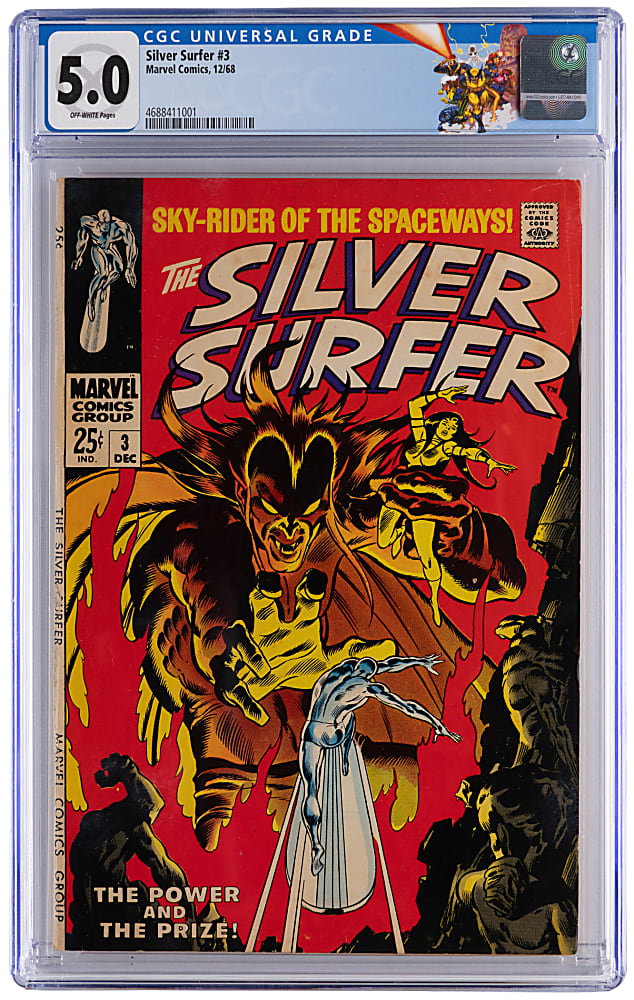 1968 Marvel The Silver Surfer #3 First Appearance of Mephisto - CGC 5.0