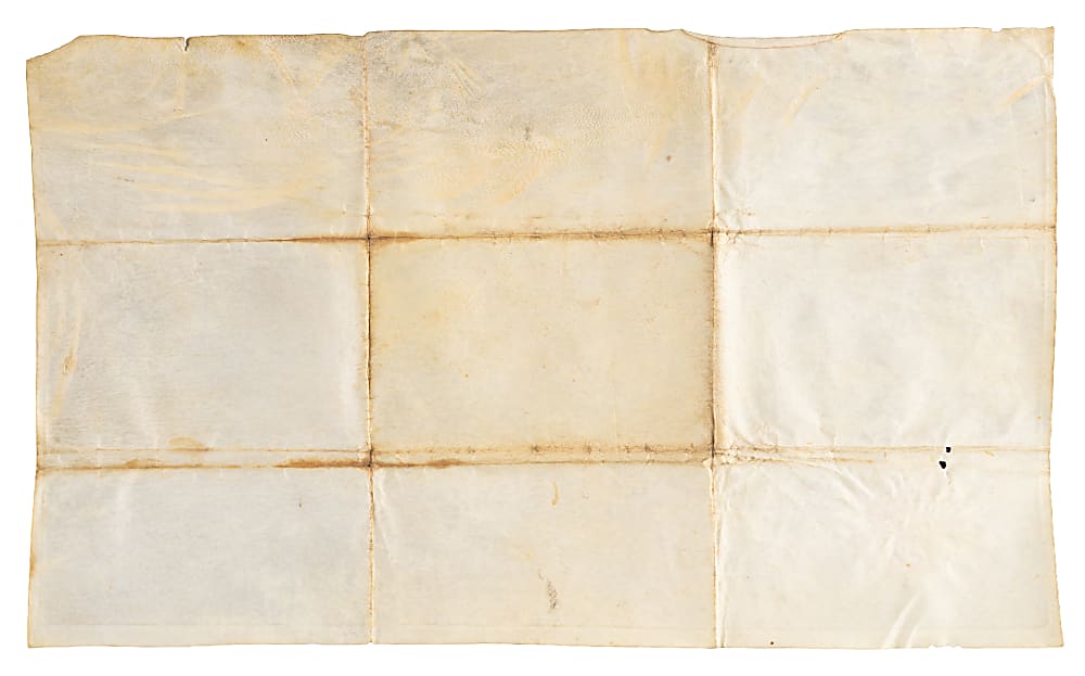 1823 President James Monroe Signed Land Grant - Full JSA LOA