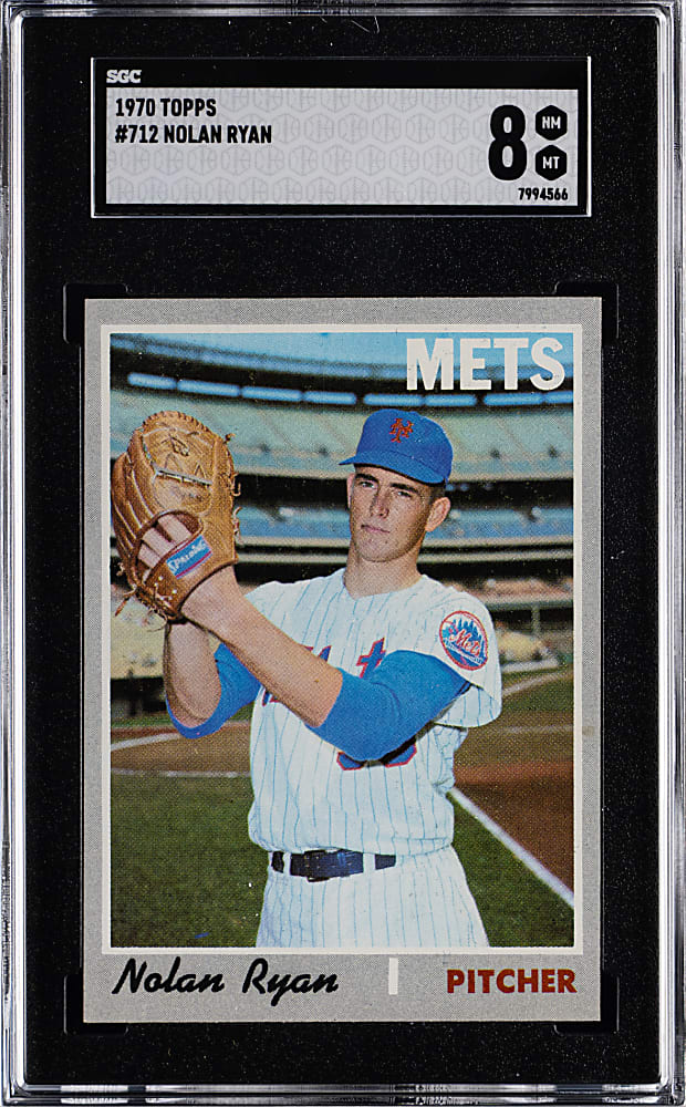 1970 Topps #712 Nolan Ryan High Number SGC NM/MT 8