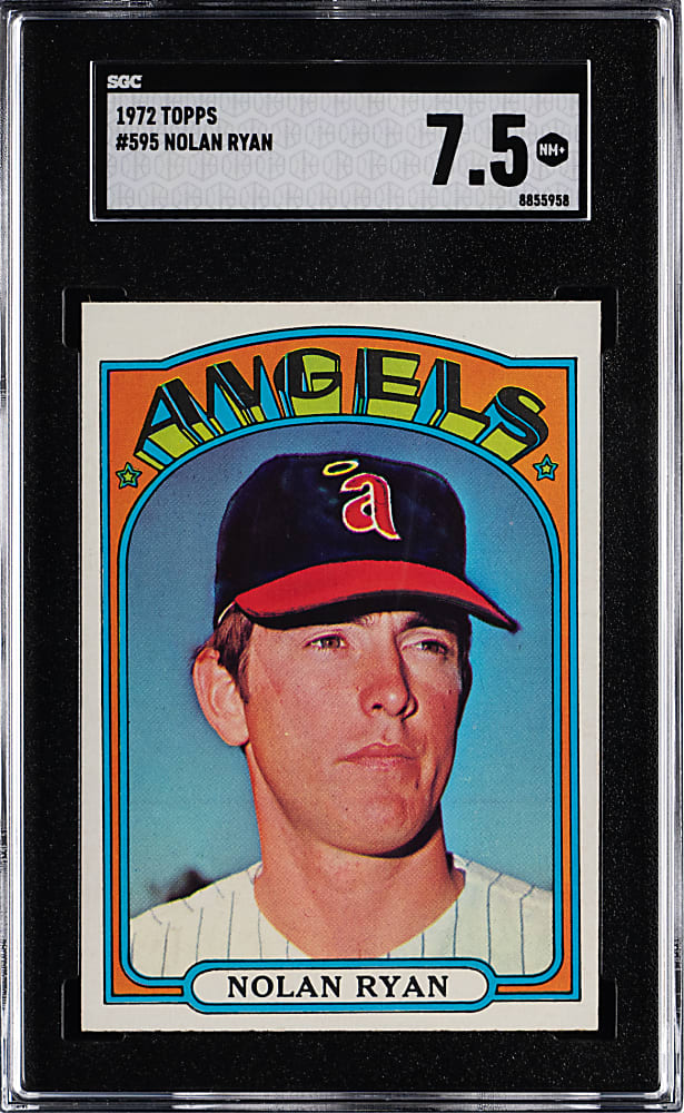 1972 Topps #595 Nolan Ryan SGC NM+ 7.5