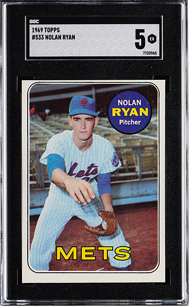 1969 Topps #533 Nolan Ryan SGC EX 5