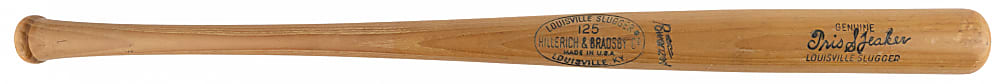 1969-1972 Tris Speaker Post Career First Louisville Slugger Professional Model Bat - PSA/DNA LOA
