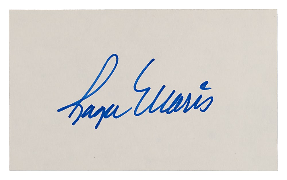 Roger Maris Boldly Signed Index Card - Full JSA LOA