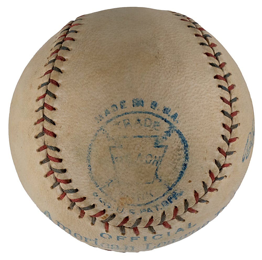 1918-1924 Official American League Ban Johnson Baseball