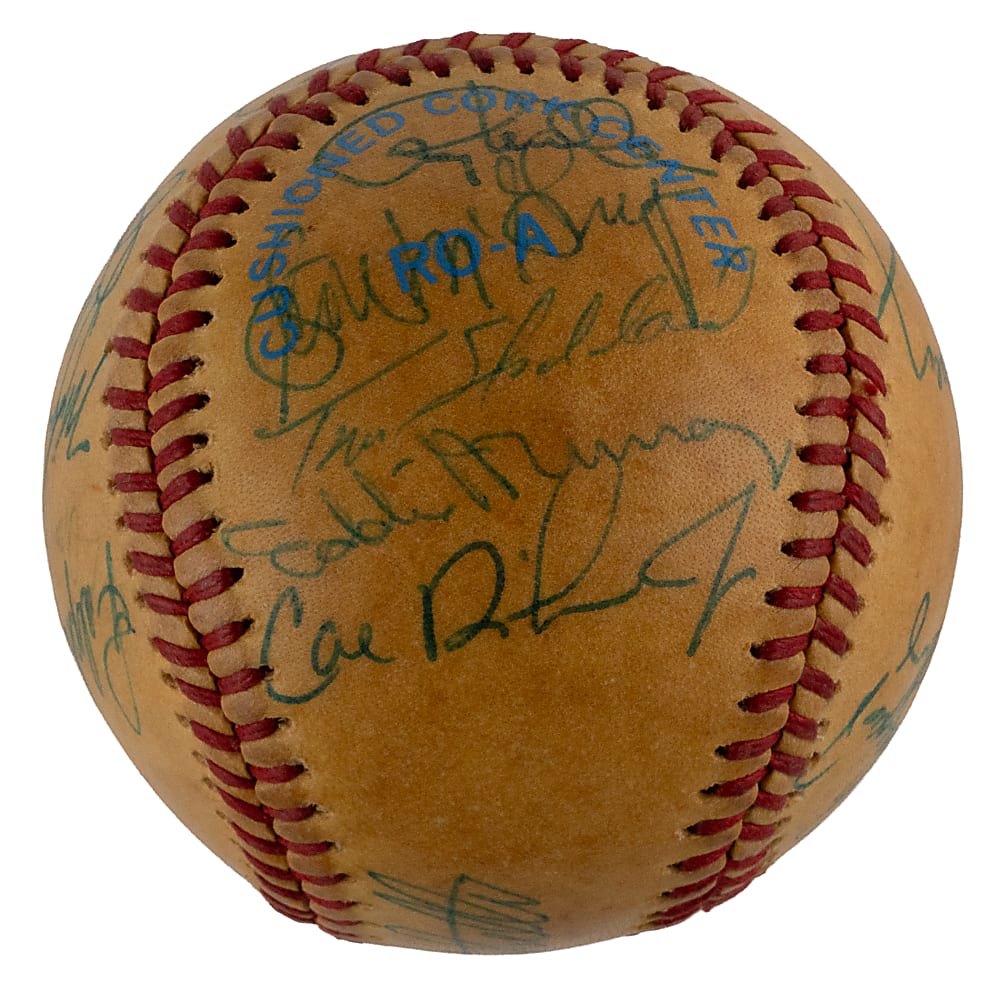 1983 World Champions Baltimore Orioles Team-Signed OAL/MacPhail with (21) Signatures Including Eddie Murray, Jim Palmer & Cal Ripken Jr.