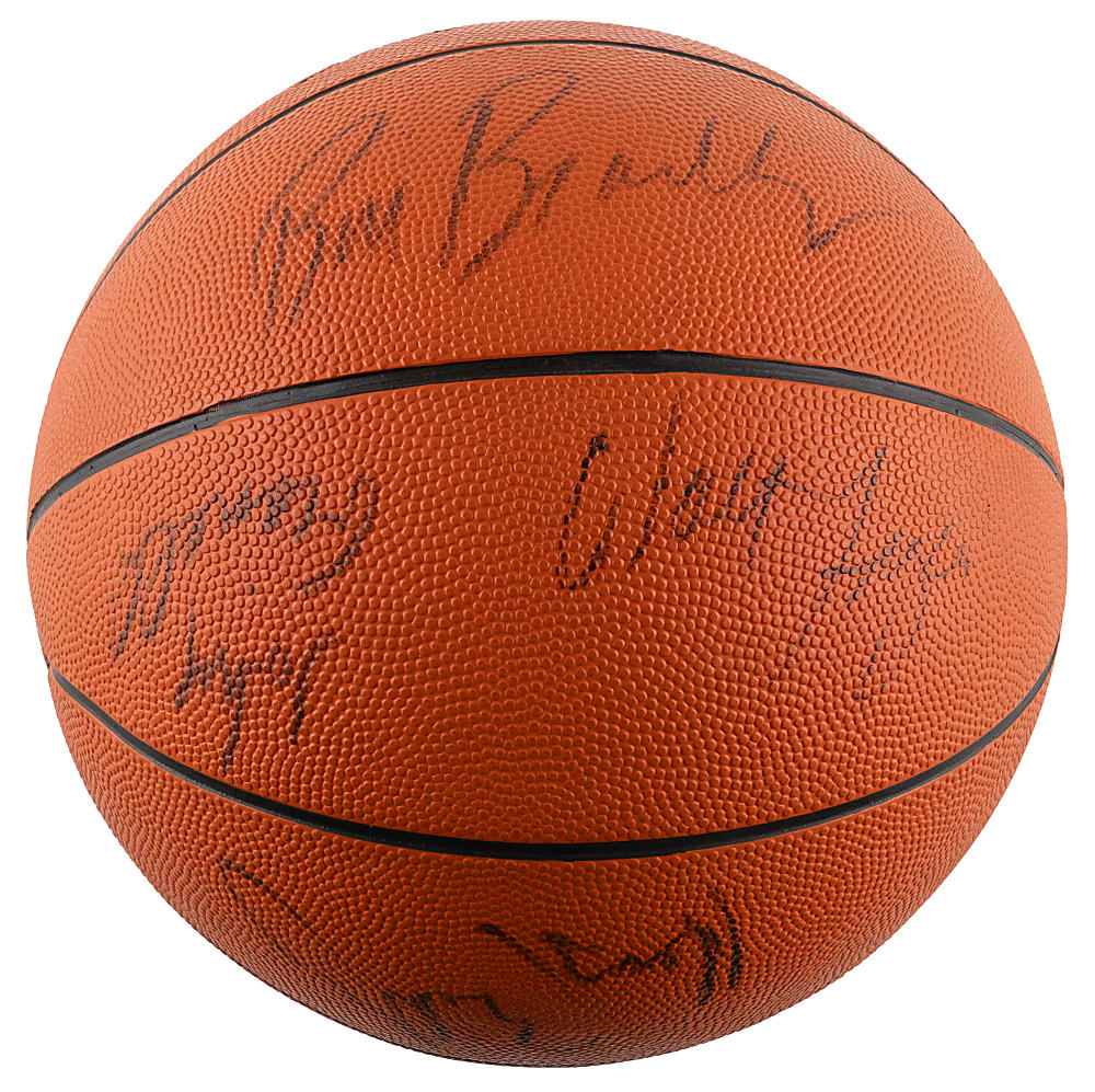 1972-1973 NBA Champion New York Knicks Team-Signed Basketball with (11) Signatures Including All (7) Hall of Famers