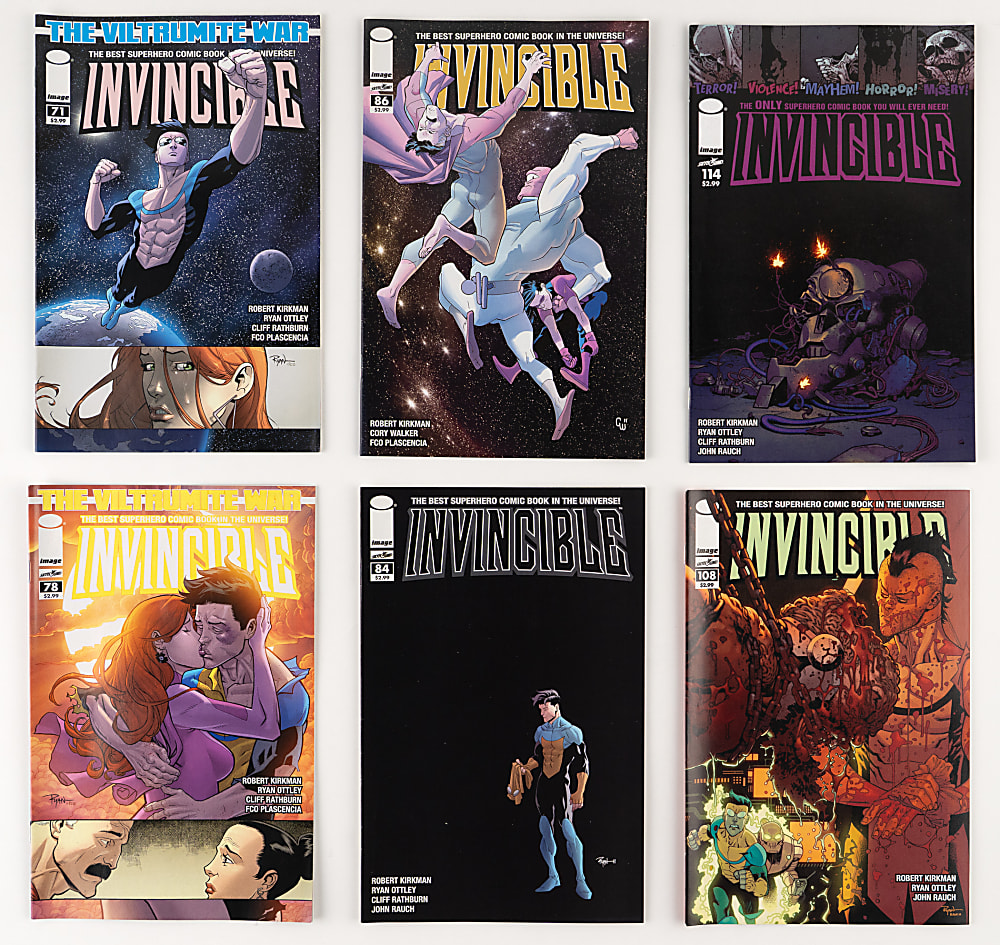 Invincible Comic Collection (51) with Invincible #110 CGC 9.4 & Invincible #115 CGC 9.2