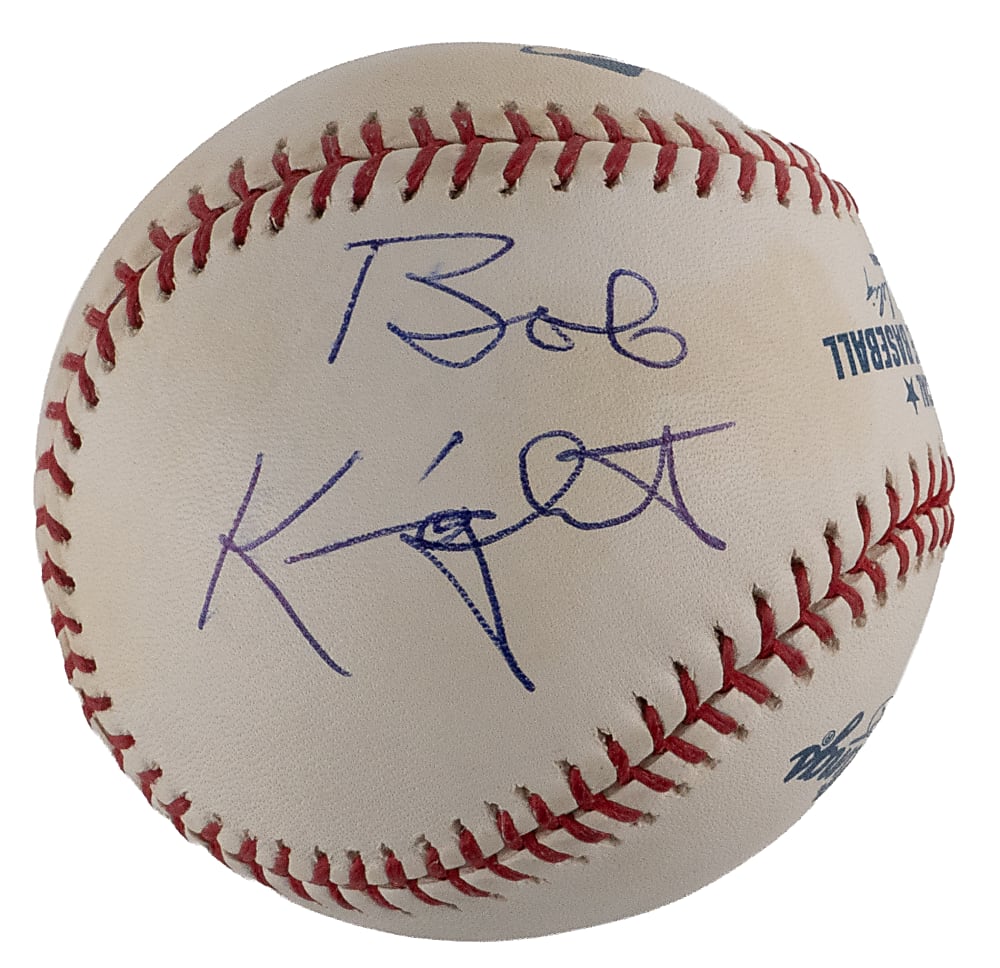 Bobby Knight Single-Signed OML/Selig Baseball - JSA