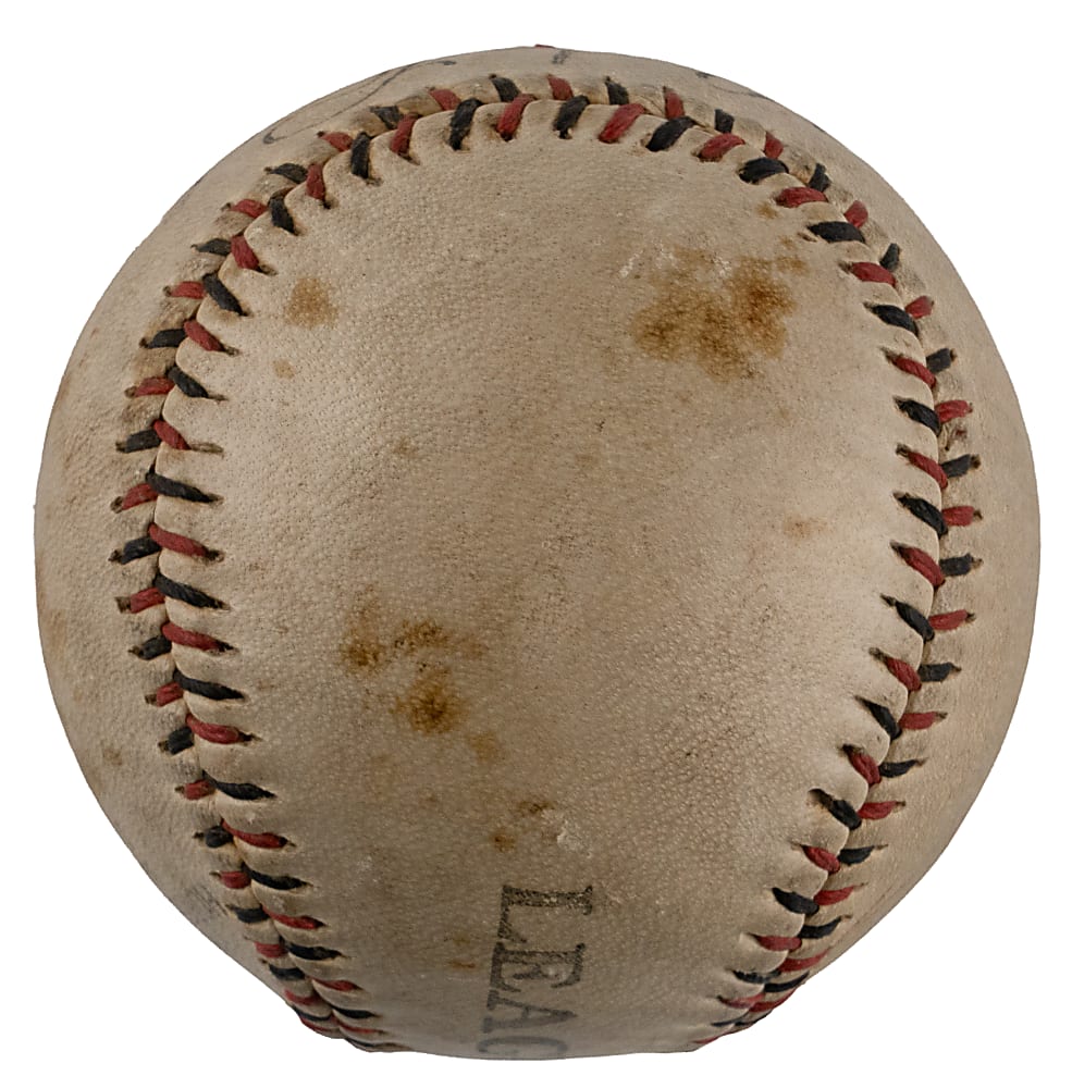 Circa 1937 Babe Ruth Single-Signed Baseball - Full JSA LOA & Family Letter of Provenance