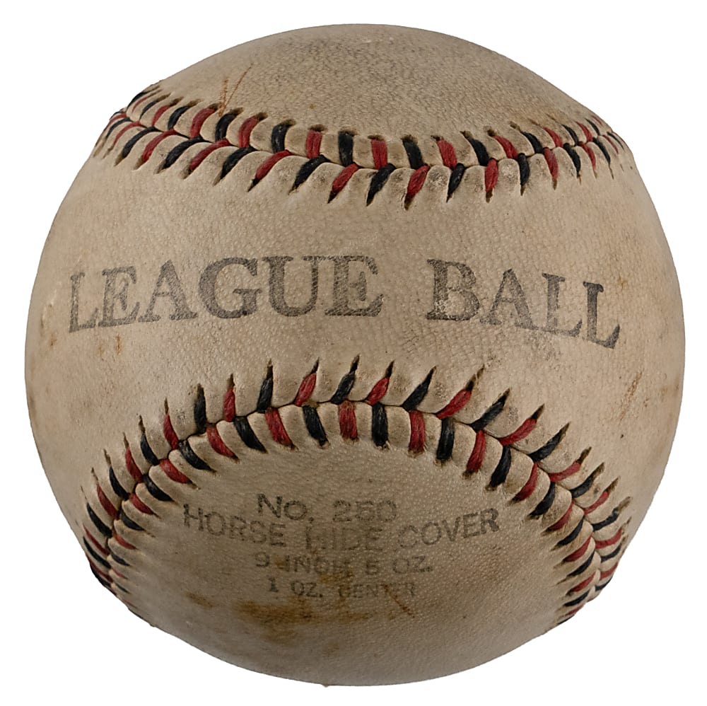 Circa 1937 Babe Ruth Single-Signed Baseball - Full JSA LOA & Family Letter of Provenance