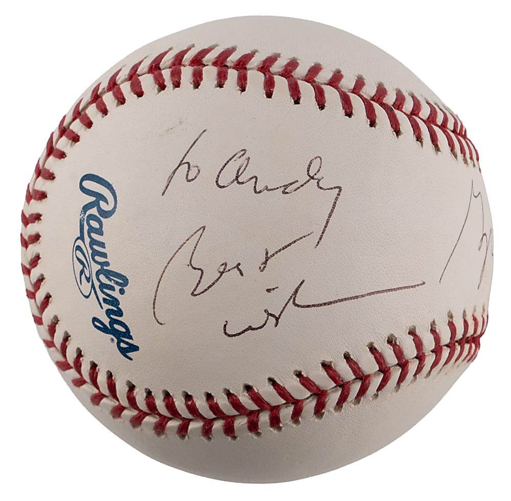 George W. Bush Single-Signed OML/Selig Baseball