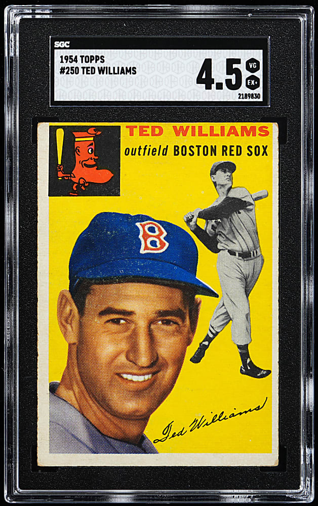 1954 Topps #250 Ted Williams SGC VG/EX+ 4.5