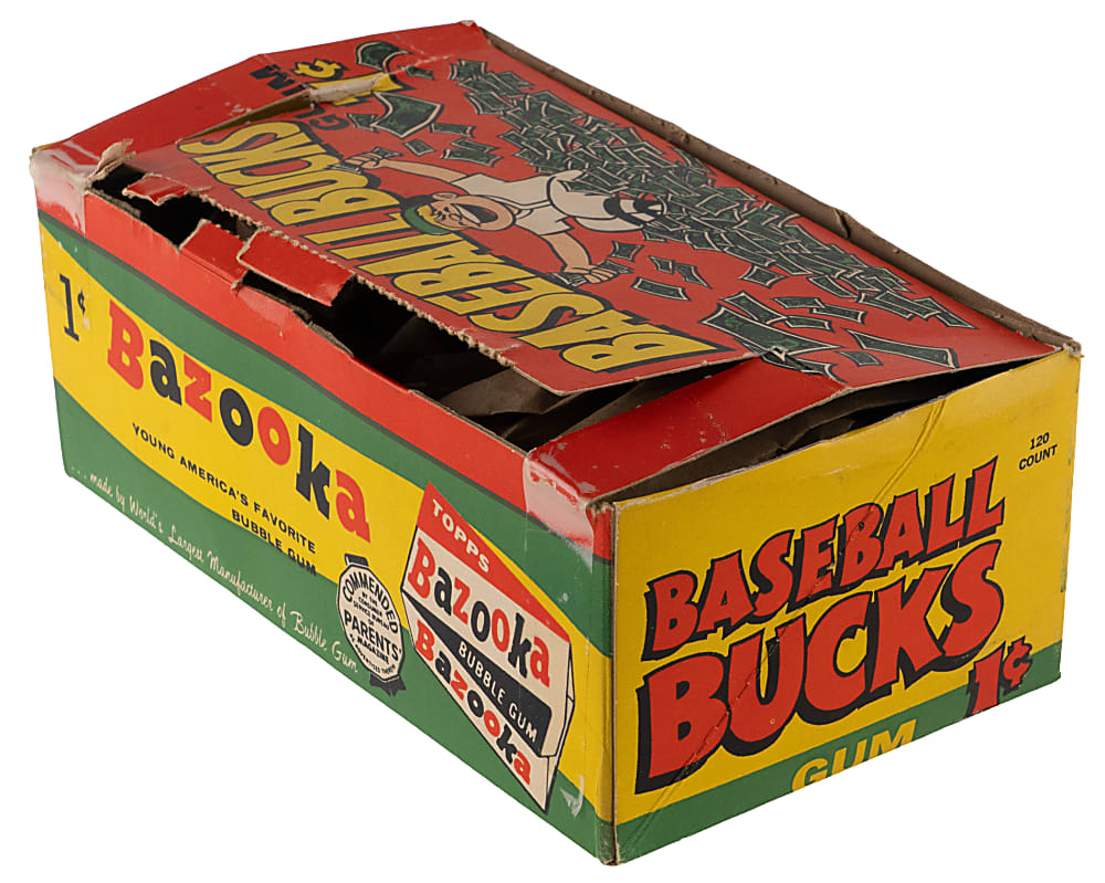 1962 Topps Baseball Bucks 1-Cent Display Box