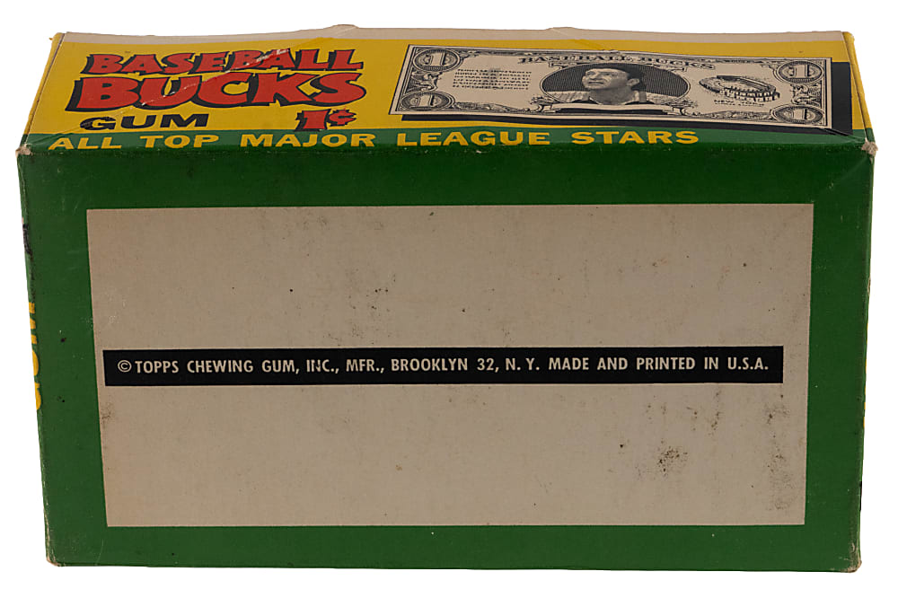 1962 Topps Baseball Bucks 1-Cent Display Box