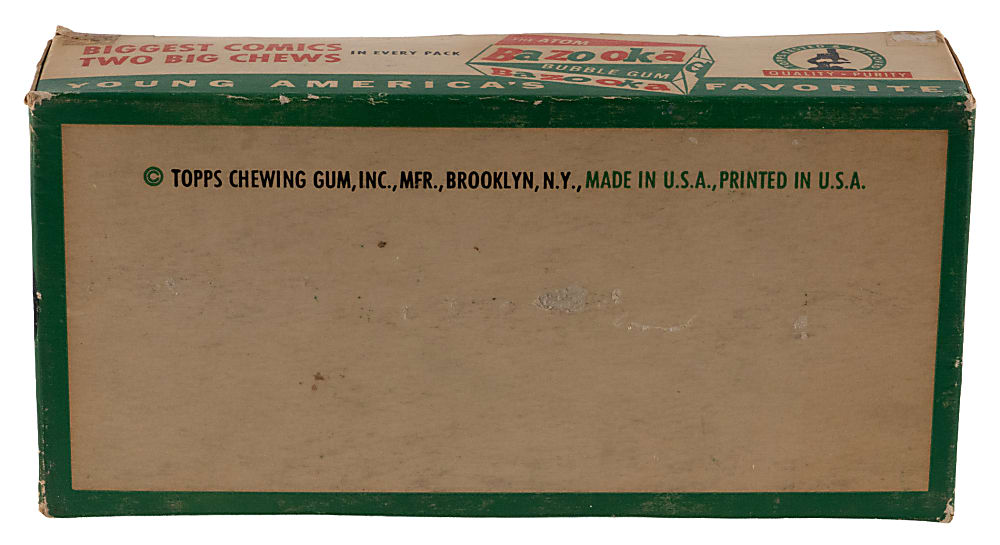 1954 Topps 5-cent Display Box with Ted Williams on Lid - Dated 1954 Version