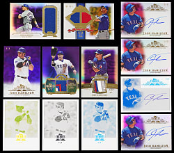 2013 Topps Tribute Josh Hamilton Collection (29) with (9) #1/1