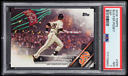 2016 Topps #300 Buster Posey Super Shortprint PSA NM 7
