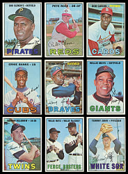 1967 Topps Near Complete Set (605/609)
