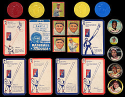 1932-1964 Vintage Oddball Collection (237) with (55+) Hall of Famers Including (3) 1935 Goudey Four-in-One Babe Ruth Pieces & 1960 Armour Coins Mickey Mantle