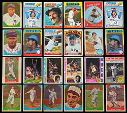 1959-1980 Baseball & Basketball Collection (134) with (80+) Hall of Famers Including 1960 Fleer #3 Babe Ruth