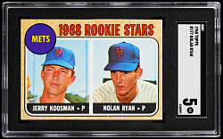 1968 Topps #177 Nolan Ryan Rookie SGC EX 5