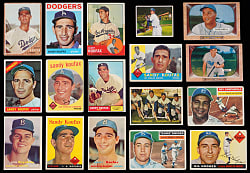 1950-1967 Topps & Bowman Brooklyn/Los Angeles Dodgers Collection (363) with (72) Hall of Famers Including (20) Sandy Koufax