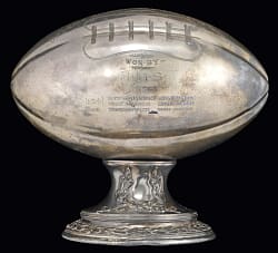 1923-1925 Colgate Alumni Interscholastic Football Figural Trophy