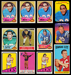 1956-1979 Football & Basketball Hall of Fame & Star Collection (52) with Key Rookies