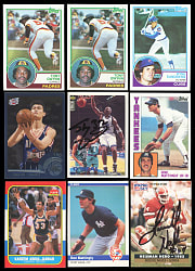 1983-2002 Multi-Sport Rookie & Star Collection (40) with Signed Shaquille O'Neal