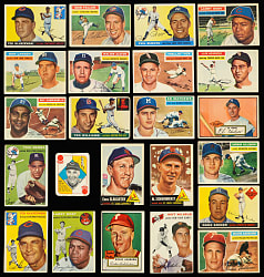 1951-1956 Topps Hall of Fame & Star Collection (23) Including Ted Williams