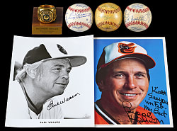 Baltimore Area Collection with (11) Signed Items with (90) Signatures Including 1956 & 1988 Signed Baseballs