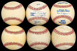 1940s to Modern Baseball Collection (11) with Clean WWII Era "U.S." Stamped Will Harridge OAL Ball