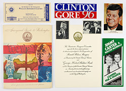 1950s-1990s POTUS Ephemeral Collection (47) with John F. Kennedy