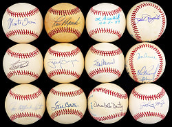 Signed Baseball Collection (66) with Various Stars & (20) Hall of Famers