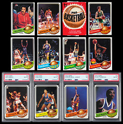 1979-1980 Topps Basketball High-Grade Set (132) with (4) PSA Graded Stars