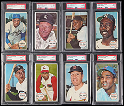 1964 Topps Giants PSA Graded Complete Set (60) - All PSA 8 or Better (8.34 GPA!)