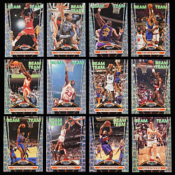 1992-1993 Stadium Club Basketball Beam Team Member's Only Complete Set (21)