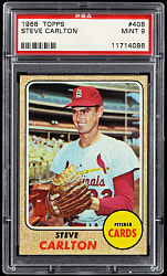 1968 Topps #408 Steve Carlton PSA MINT 9