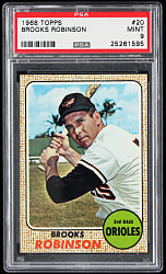1968 Topps #20 Brooks Robinson PSA MINT 9