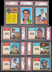 1968 Topps Hall of Fame PSA MINT 9 Graded Collection (9)