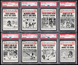 1969 Topps World Series PSA NM-MT 8 to MINT 9 Graded Subset (8)