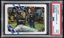 2021 Topps #224 Vladimir Guerrero Jr. Ultra Shortprint PSA MINT 9