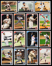 2009 Topps Legends Variations Near Set (51/59)