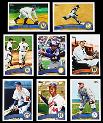 2011 Topps Legends Variations Near Set (65/74)
