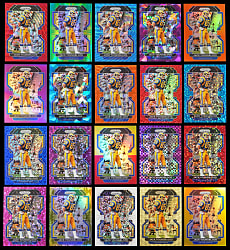 2021 Panini Prizm Football #83 Jack Youngblood Collection of (31) Different Parallels Including Low Numbered