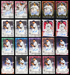 2012-2022 Topps Tribute New York Yankees Certified Autograph Collection (166) with Near Rainbows